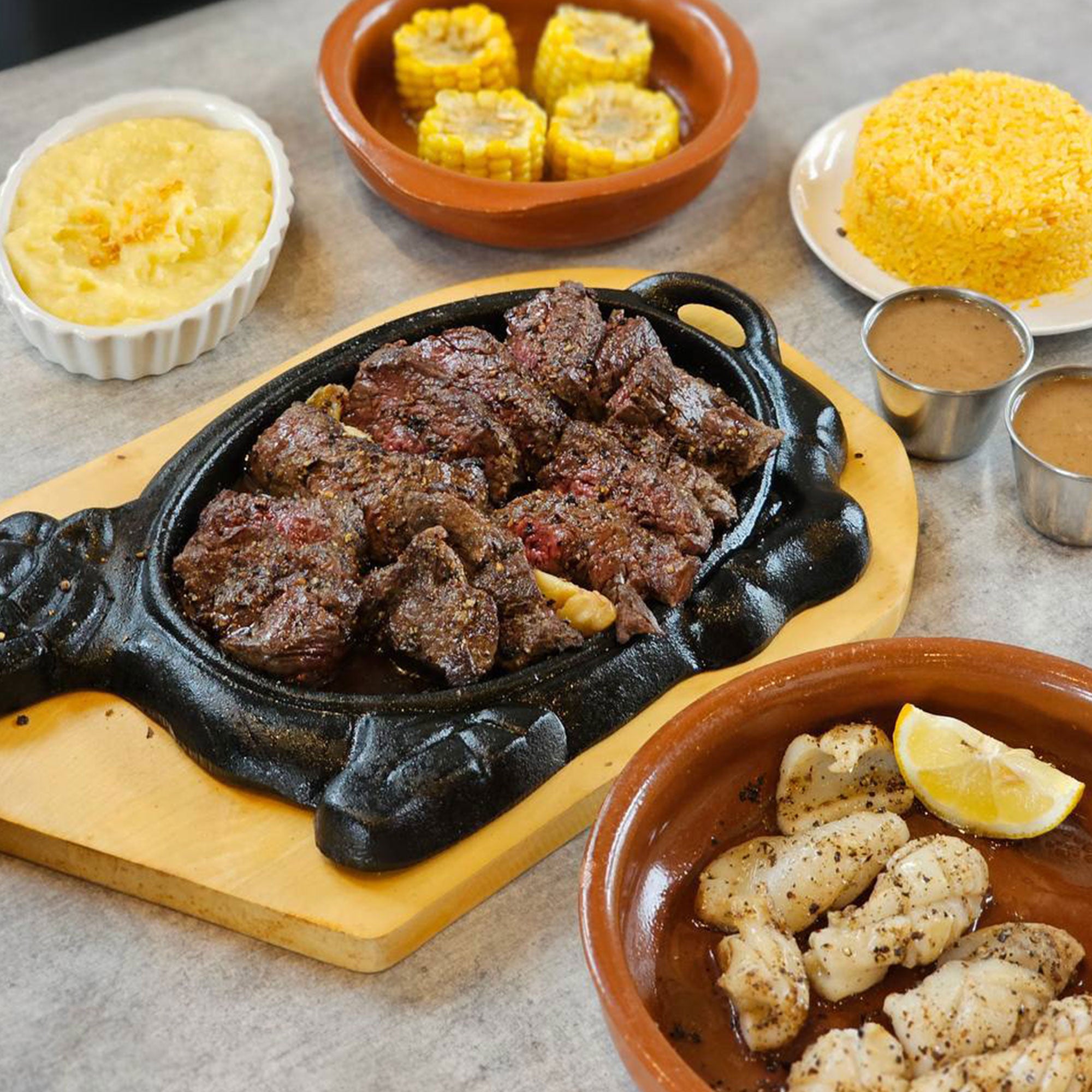 Black Pepper Steak Set